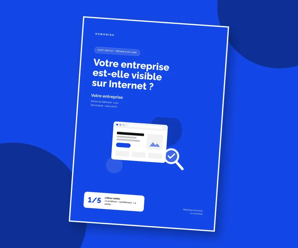 Rapport d'audit page 1